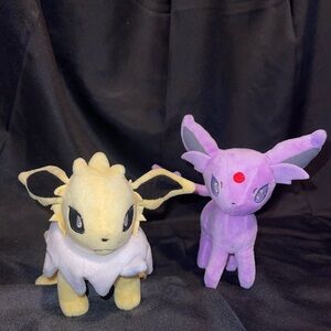 Jolteon & Espeon Plush